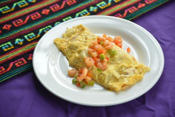 Shrimp Omelette