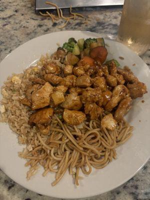 TERIYAKI chicken Hibachi dinner.