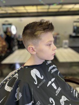 Kids haircut $25