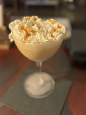 Special yummy eggnog martini