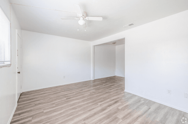 Renovated Living/Dining Area for a one-bedroom.