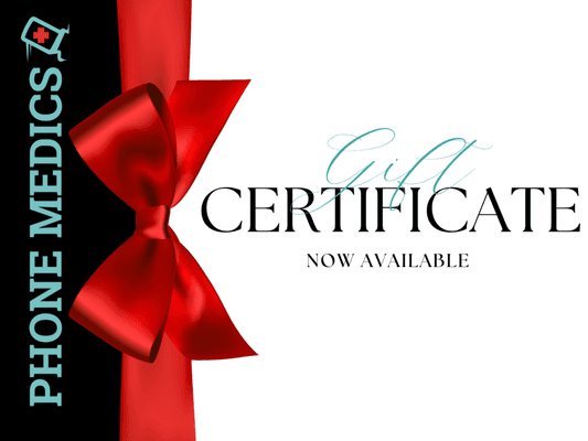 Gift Certificates now available