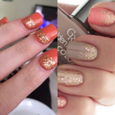 The picture on the left are the nails I ended up with. The picture on the right is what I was looking for.