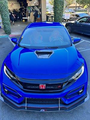 Custom box on a Honda type R