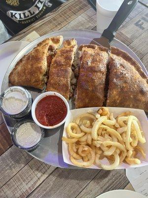 All meat Calzone