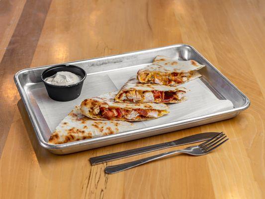 BBQ Bacon Quesadilla