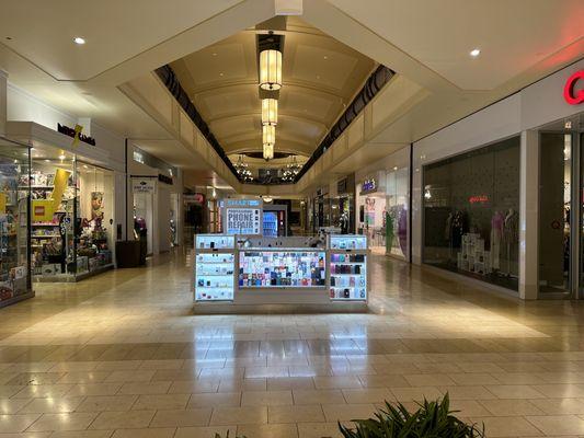 Kiosk located inside The Oaks Mall first floor by Claire's