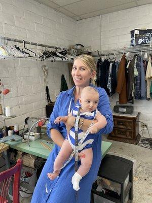 Master tailor and her little apprentice