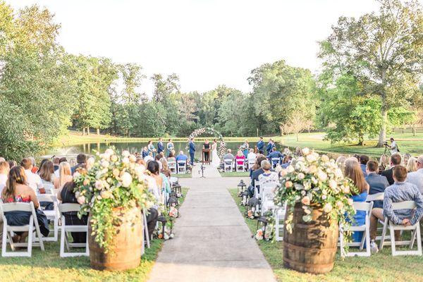 Wedding on the Manor Lawn at Stone Bridge Farms