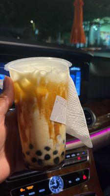 Brown Sugar Latte with boba