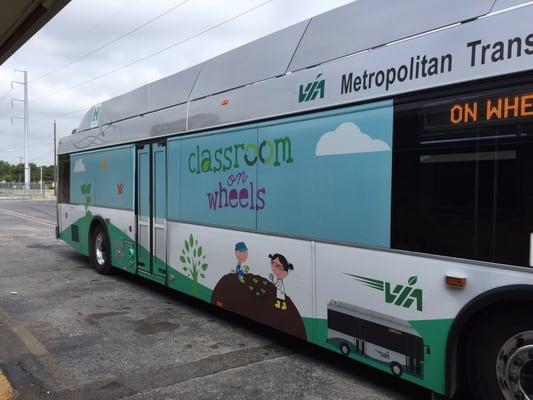 Our kids got to experience a ride on the VIA bus today...some for the first time in their lives!