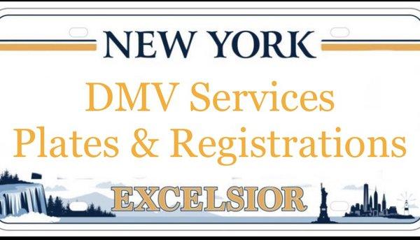 DMV Services, Plate, Registratiom