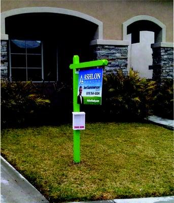 Real Estate Sign intallation