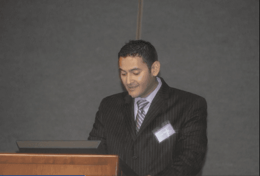 Noel Morales, M.Ed. speaking at the Los Angeles Convention Center.