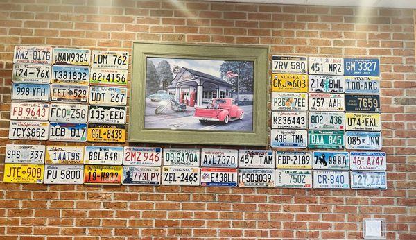 Different States' License Plates across the U.S.