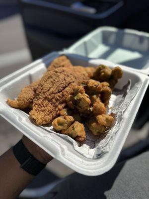 Catfish + Okra