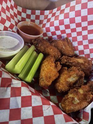 Wing appetizer- delicious, crispy, fall off the bone wings!