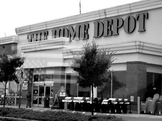 HOME DEPOT exterior storefront in Macon, Georgia.