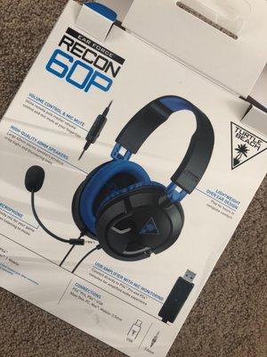 Son's new headset:)