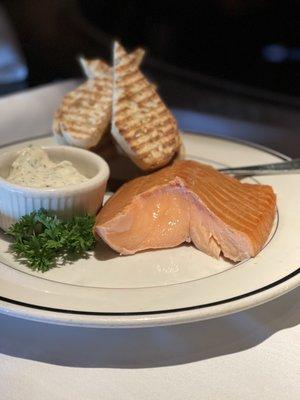 Salmon avocado toast