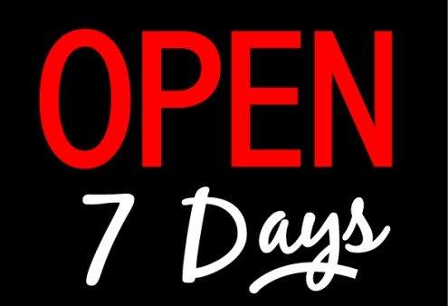 open 7 days