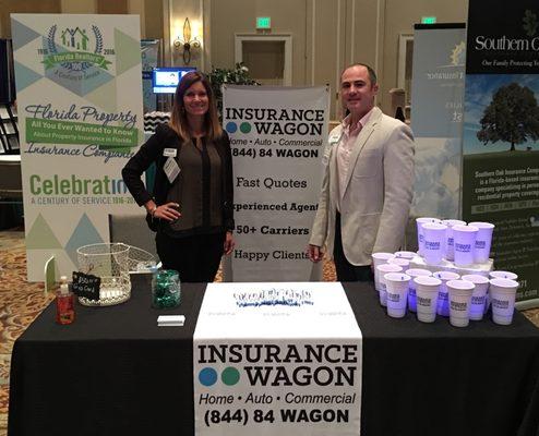 Insurance Wagon at the Florida Realtors Convention 2016