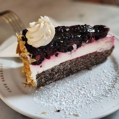 Poppyseed Cake with Yoghurt and Seasonal Berries