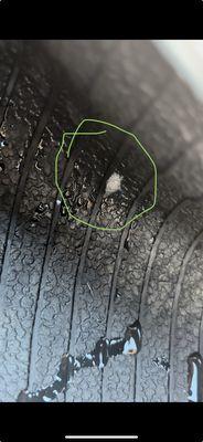 used tire was leaking air. was charged for a bad tire replacement