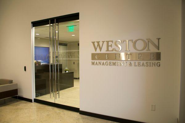 Weston Centre Management and Leasing office in downtown San Antonio, Texas