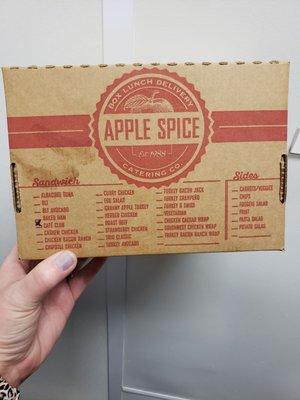 Apple Spice Box Lunch Delivery and Catering