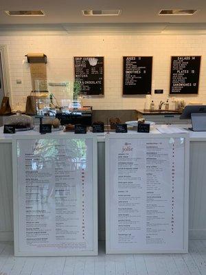 Menu view