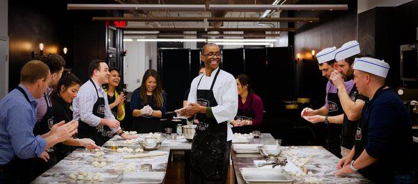 Selfup cooking class in process