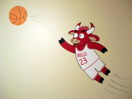 Chicago Bulls Cartoon Art