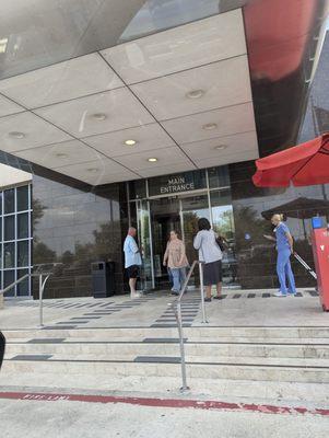 Main Entrance to Houston Physicians Hospital in Webster