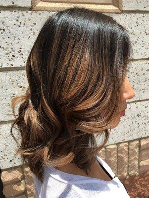 Soft balayage