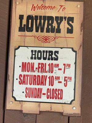 Lowry's Western Shop