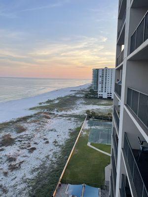 Beach view from room