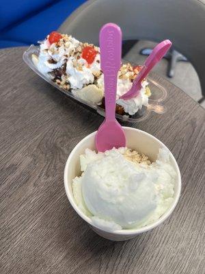 Banana Split and Daiquiri Ice