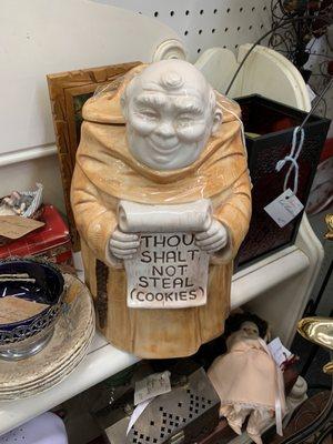 Funny cookie jar