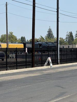 The big boy steam engine #4014 in Roseville CA