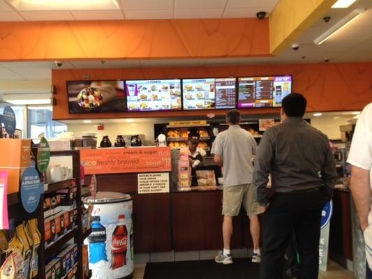 Dunkin' Donuts North Interior Ordering