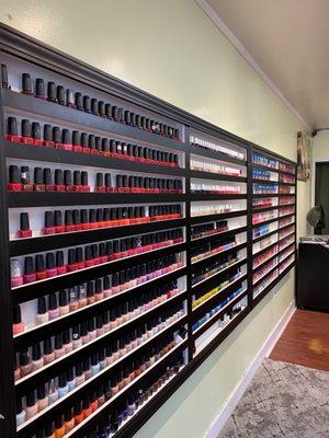 Regular nail polish selection