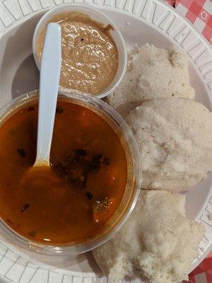 Sambhar idli