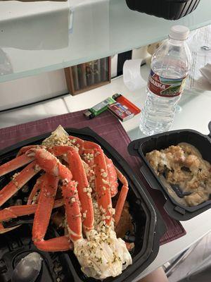 So Uber eats the Snow Crab Legs ( Lb.) ....whose idea was it to not give butter :(