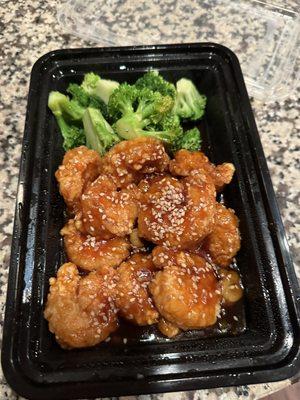 Sesame shrimp $17.95