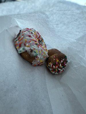 sprinkle cake donut