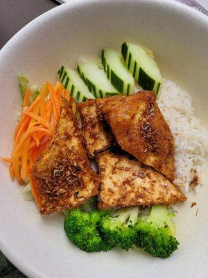 Lemongrass tofu bowl