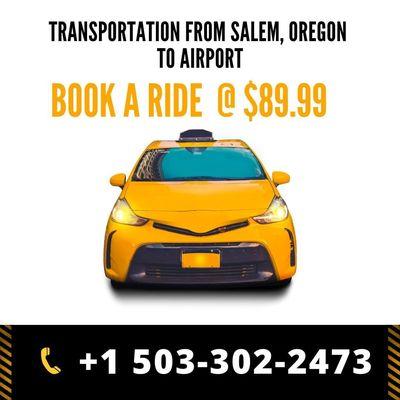 Transportation from Salem, Oregon to Airport