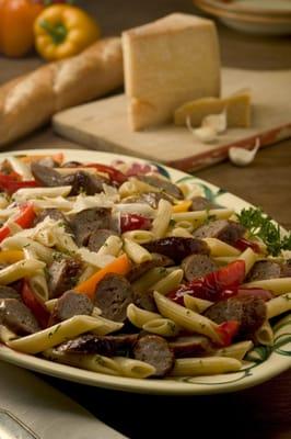 Add your favorite Rays Own Brand Sausage to your favorite pasta dish. Or go to our website for more recipes. www.raysownbrand.com