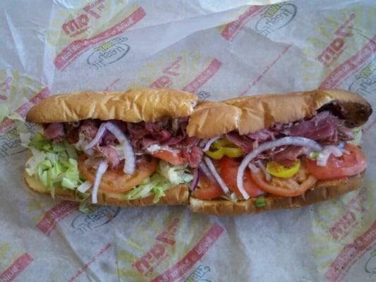 Toasted Footlong Pastrami Sub